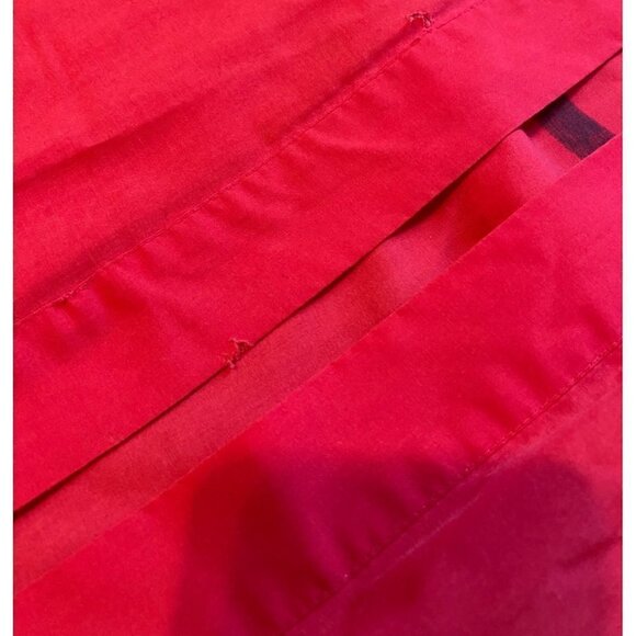 Vintage Imperial Fashion House Robe Kimono Duster Chinese Red *SEE MEASUREMENTS - Picture 4 of 10